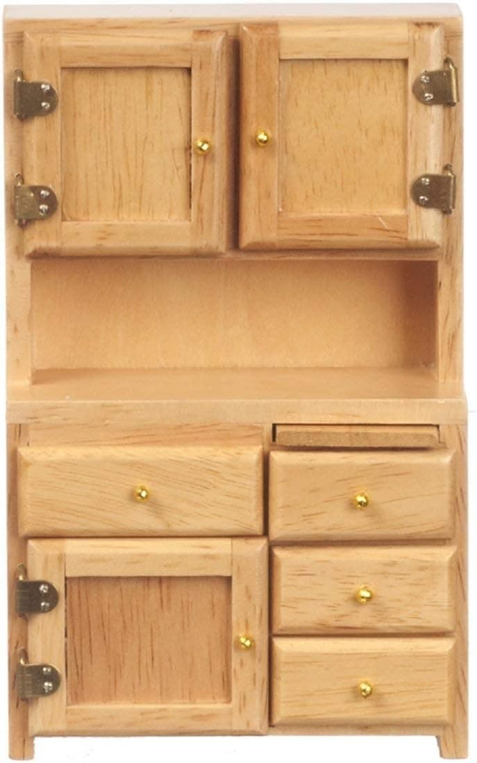 1:12 Scale OAK Kitchen Hutch #D3262