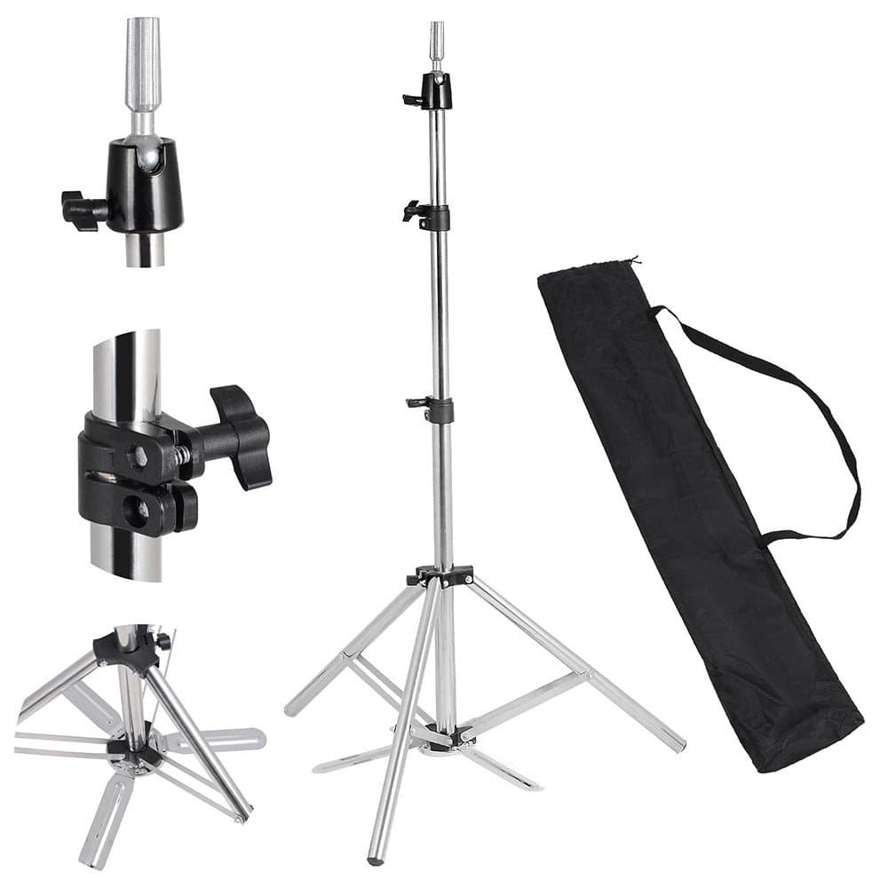 AW Hair Salon Adjustable 63" Stainless Steel Tripod Stand Cosmetology Mannequin Wig Training Head Holder Hairdressers Trainees