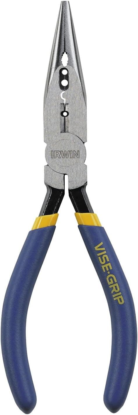 IRWIN Tools VISE-GRIP Pliers, 4-in-1 Long Nose Electricians, 6-Inch (1773626)