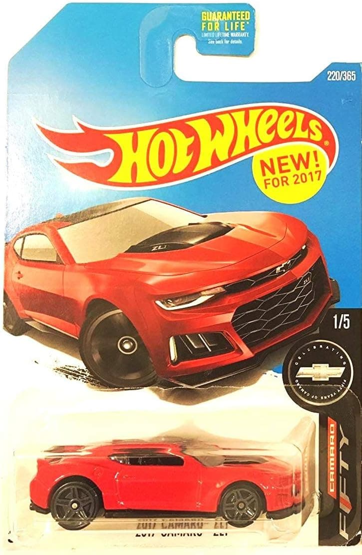 Hot Wheels 2017 Camaro Fifty 2017 Camaro ZL1 220/365, Red