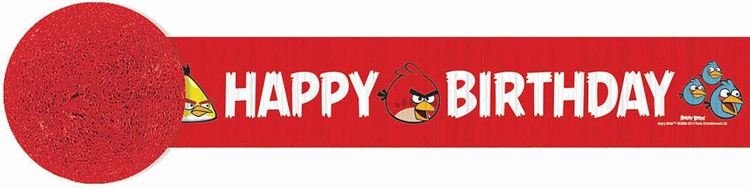 Angry Birds Crepe Paper Streamer (30ft)