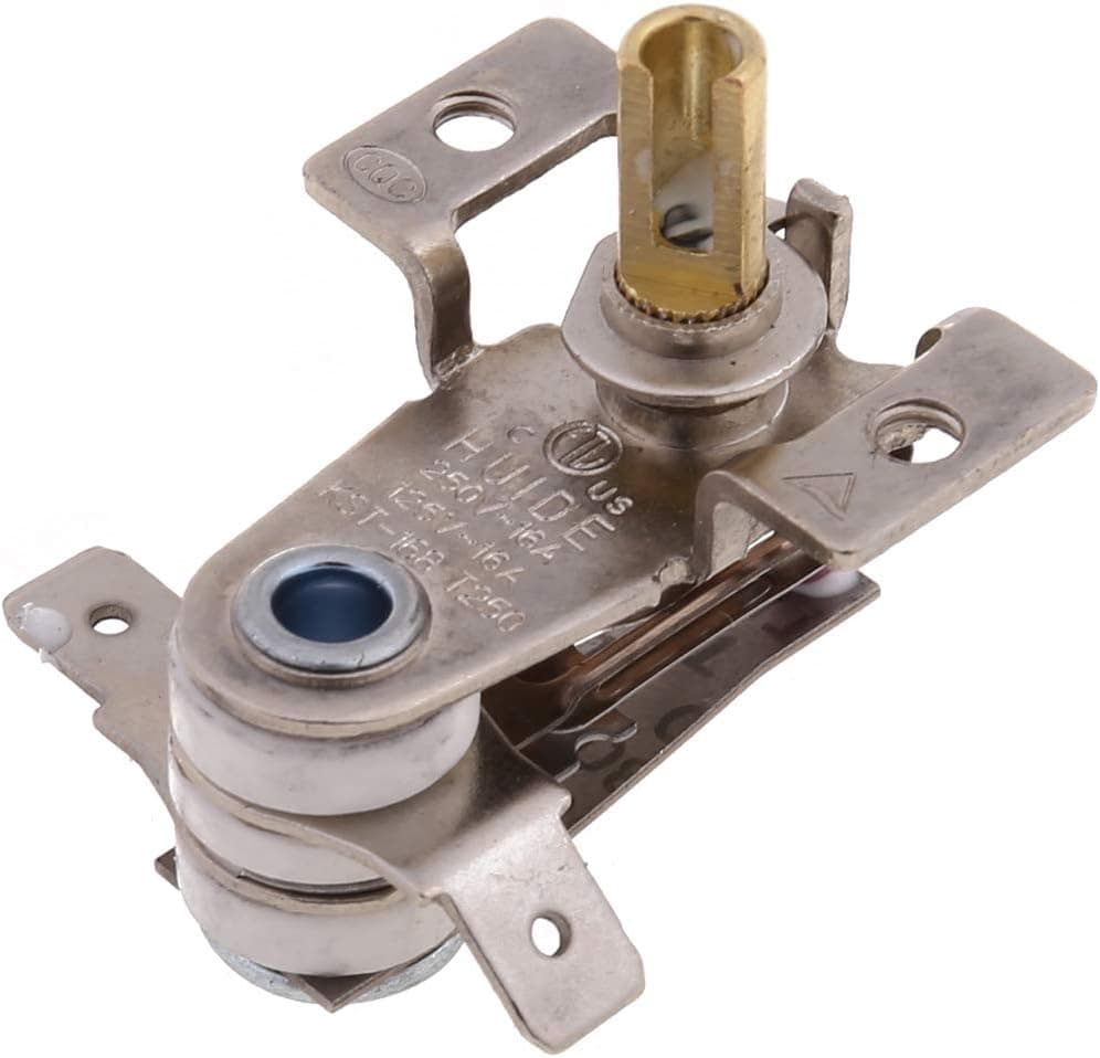 Linxueyi AC 250V 16A Adjustable 90 Celsius Temperature Switch Bimetallic Heating Thermostat KDT-200
