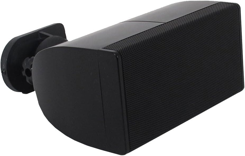 Pure Resonance Audio UniSat-B-Pair Mini Cube Small Center Channel and Satellite Speaker (Black)