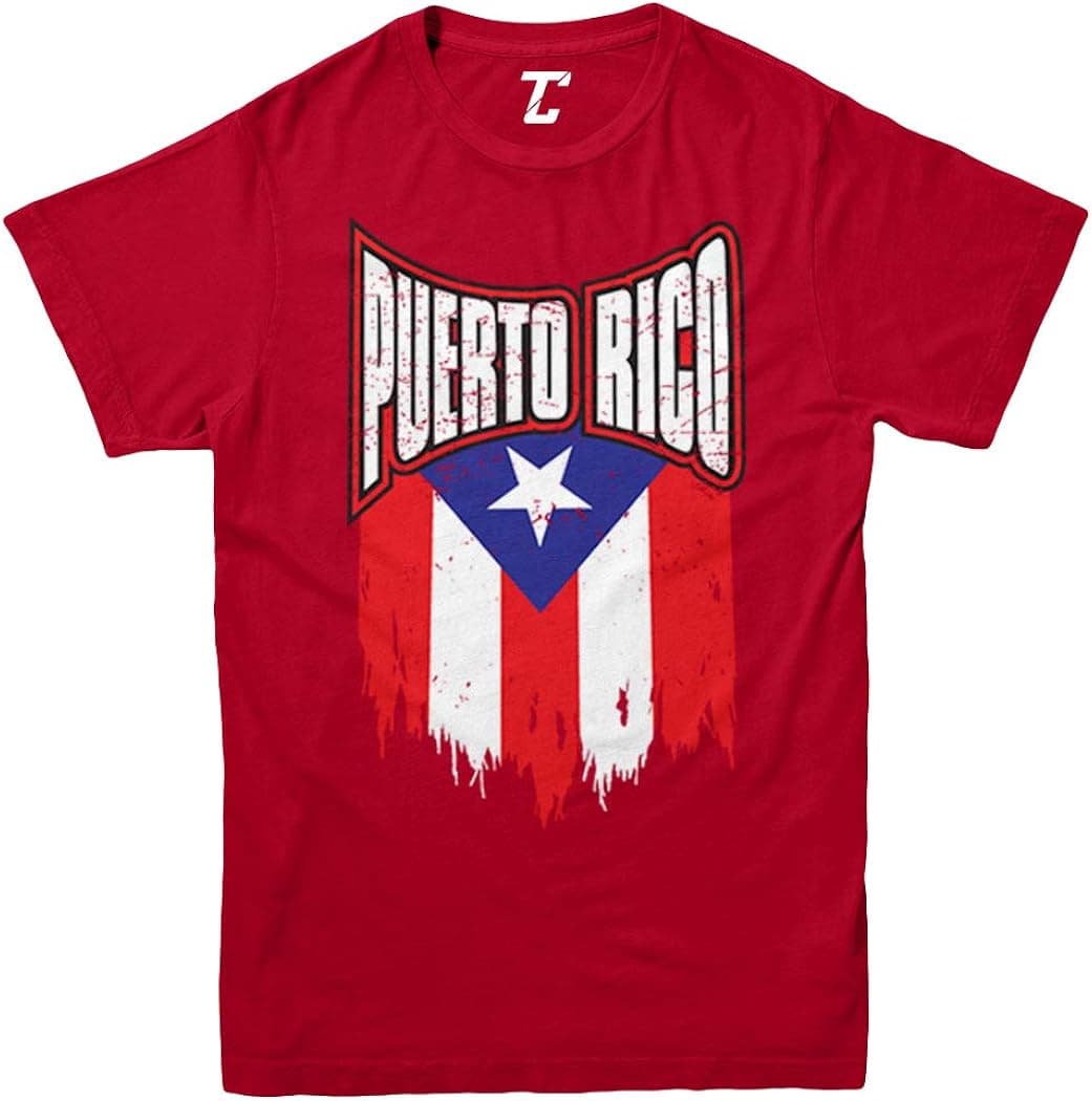 Puerto Rico - Torn Flag Strong Proud Youth T-Shirt