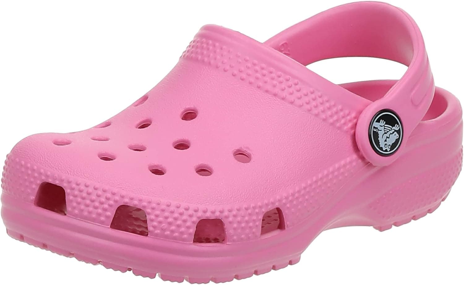 Crocs Unisex-Child Classic Clogs, Pink Lemonade, 5 Big Kid