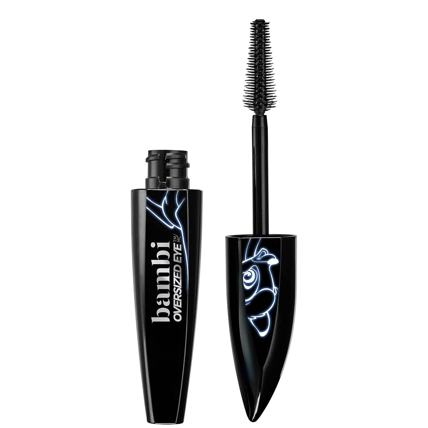 L'Oréal Paris Bambi Oversized Eye Washable Mascara, Instant Lash Stretch and Volume, Lifts, Curls and Extends Lash Length, Clump Resistant, Washable, Intense Black, 0.2800 fl. oz.