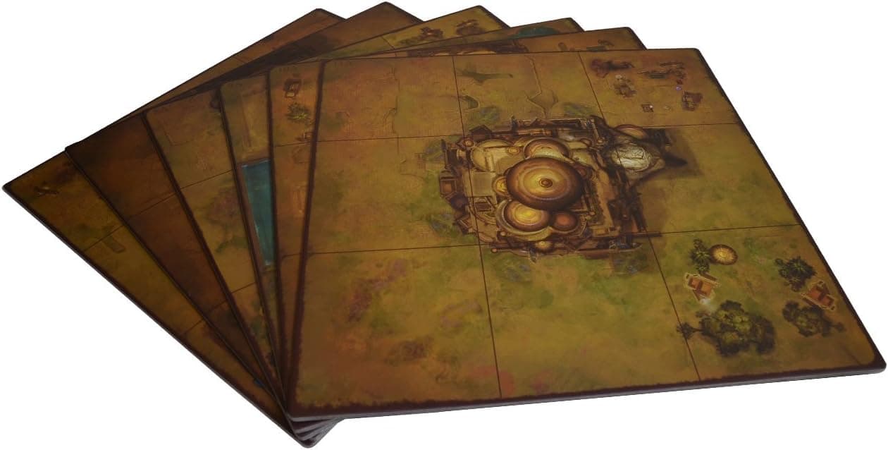 Harebrained Holdings Golem Arcana Set 2 Map Tiles Board Game
