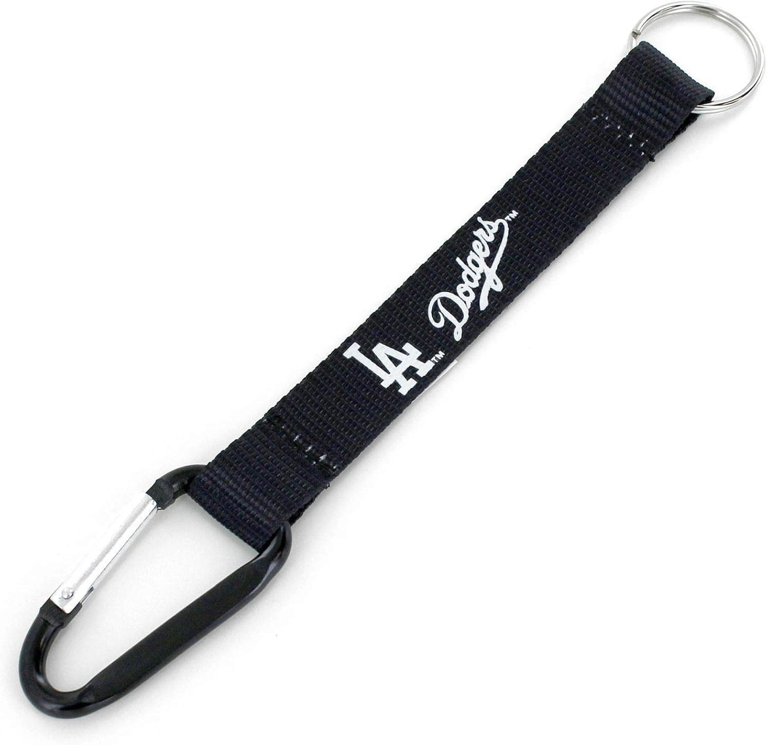 Aminco Los Angeles Dodgers Black Carabiner Lanyard Keychain