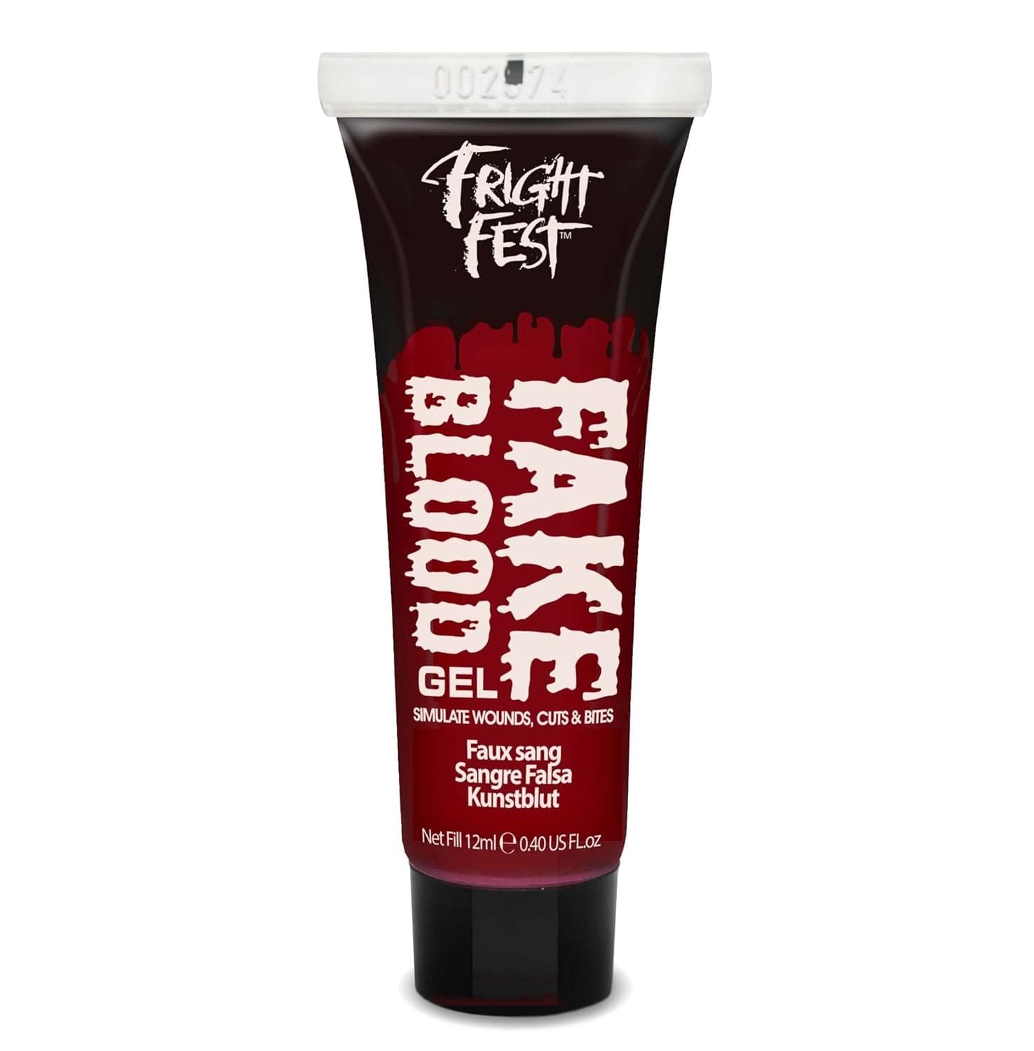 Fright Fest, Fake Blood, Dark Red, 12ml -Halloween makeup vampire fake blood