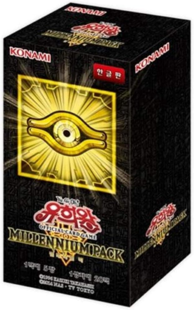 Konami Yu-Gi-Oh Yugioh Card Millennium Pack Booster Box 20 Packs TCG OCG 100 Cards Korean Version
