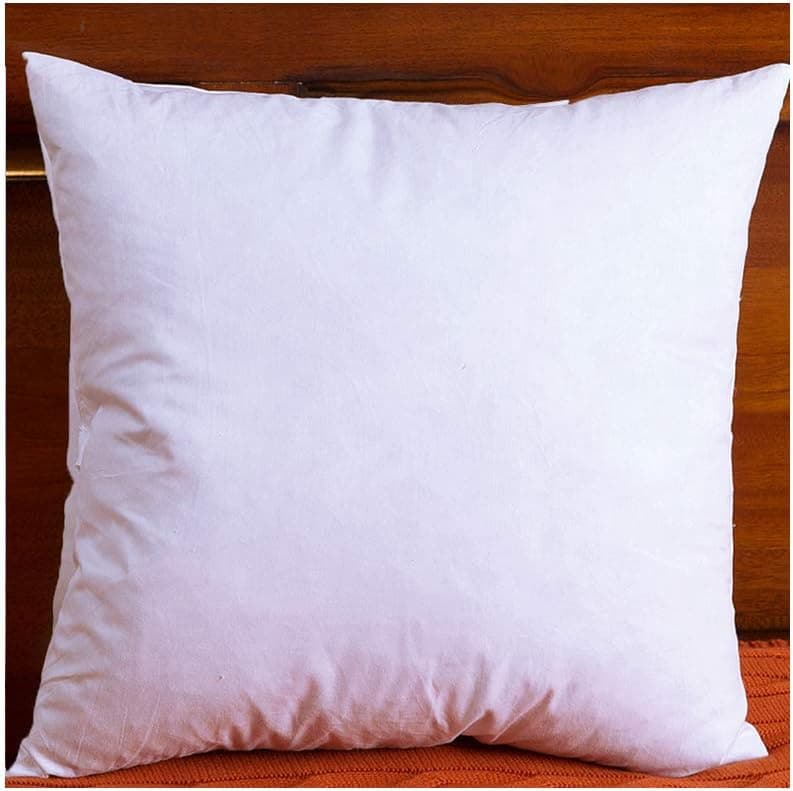 DOWNIGHT Only Single Pillow Insert Cotton Fabric Throw Pillow Insert, Down and Feather Decorative Pillow Insert, 28X28 Inches, Not Set of 2.