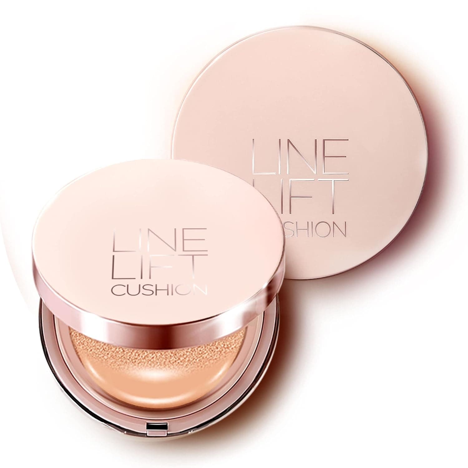 [DD'ell] Cushion Intence Tone-Up Korean Cushion Linelift, Ultra-fine Grinding | Collagen Ampoule+Helix, Long Lasting | Poreless | Refill Included (0.45 oz x2 ea) #19