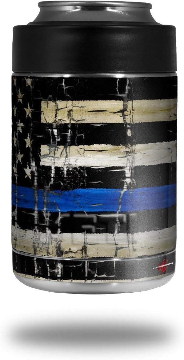 WraptorSkinz Patriotic Skin Wrap for Yeti Rambler Colster and RTIC Can (Cooler NOT Included) by