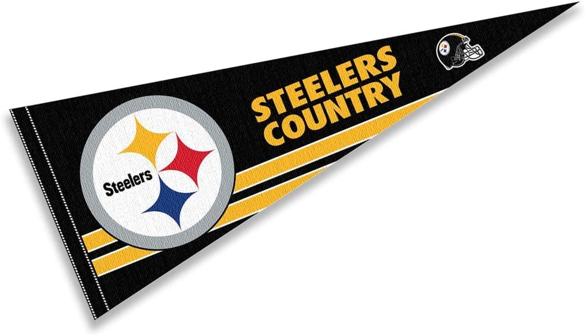 Pittsburgh Steelers Country Pennant Banner Flag