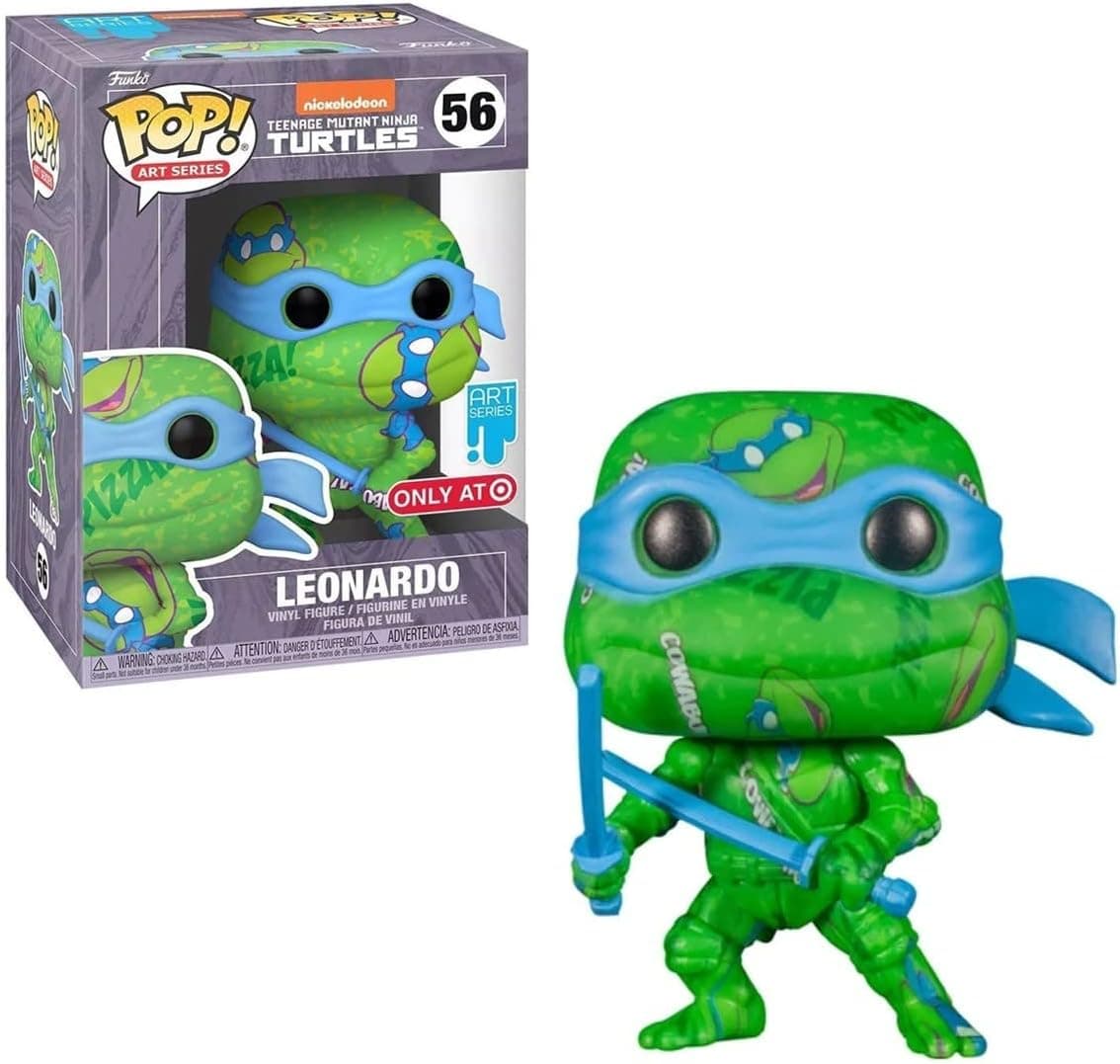 Leonardo Artist Series Teenage Mutant Ninja Turtles Funko Pop! Vinyl Figure with Pop! Protector - Exclusive