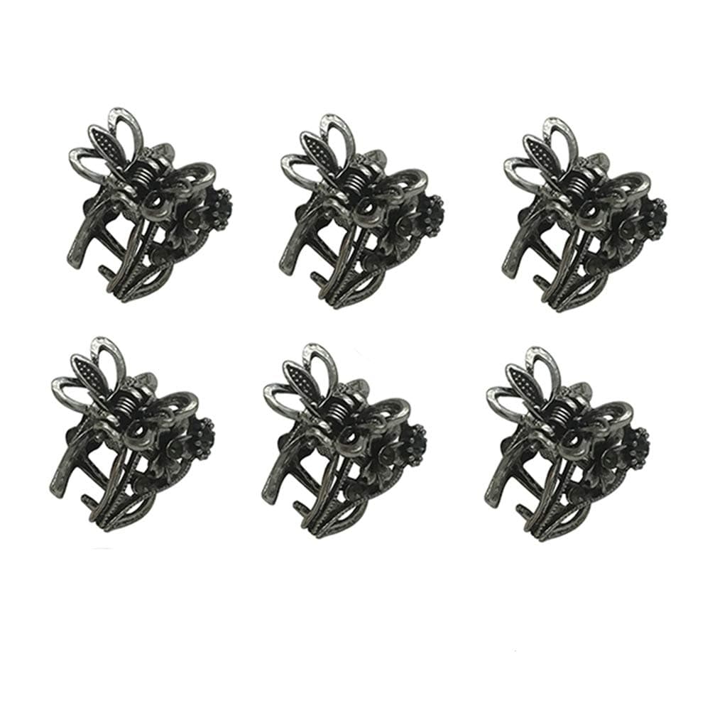 Earofcorn Simple color Hair Clip Claws Flowers Style Cute Hair Accessories Headdress Boutique 6 Packs (HZW-FZ-5)