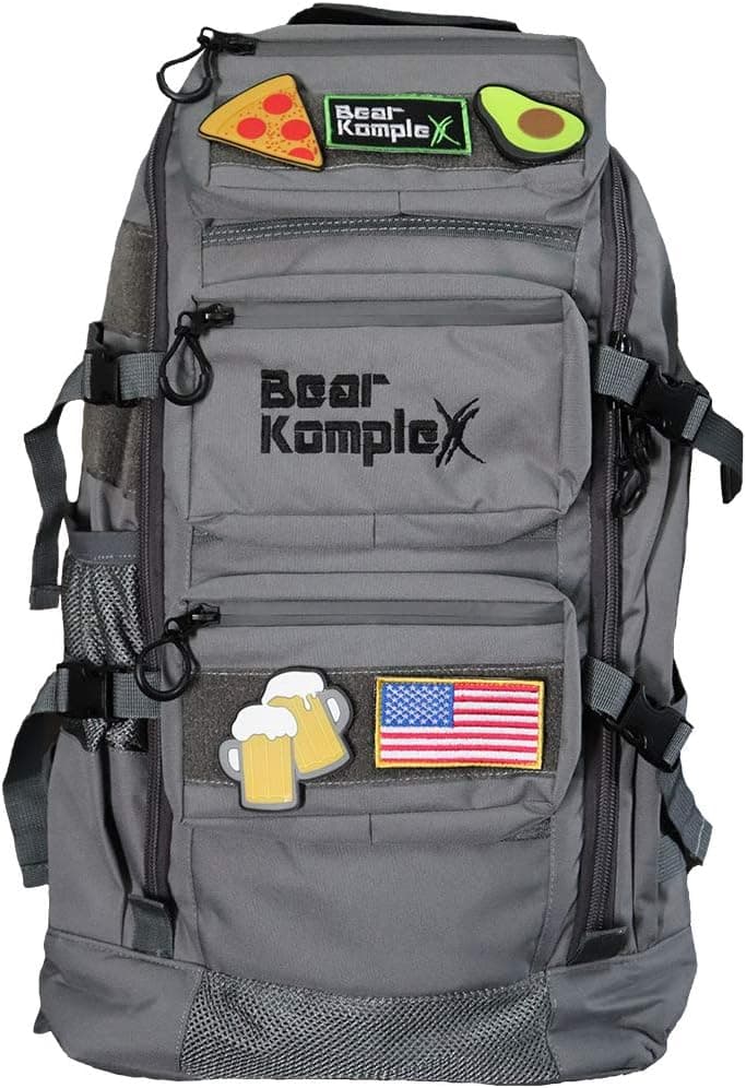 Bear KompleX Military Grade Tactical 50 L Backpack, Organize Gear, 1000 Denier Nylon, Water Repellent, Storage Pockets