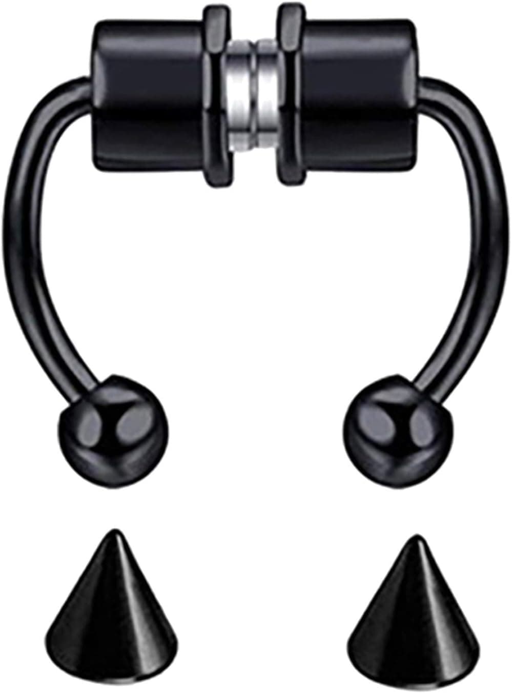 False Nose Ring Magnetic Titanium Steel Non-Perforated Nose Ring Nose Jewelry
