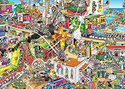 Ceaco RJ Crisp - Who Started This Mess Puzzle (1500 Piece)