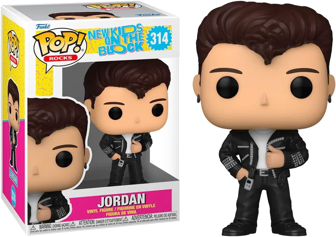 Protector + [NKOTB] [Pop Rocks] Vinyl Figurine (New Kids on The Block Bundled with Funko Compatible Pop Box Protector Case) (Jordan)