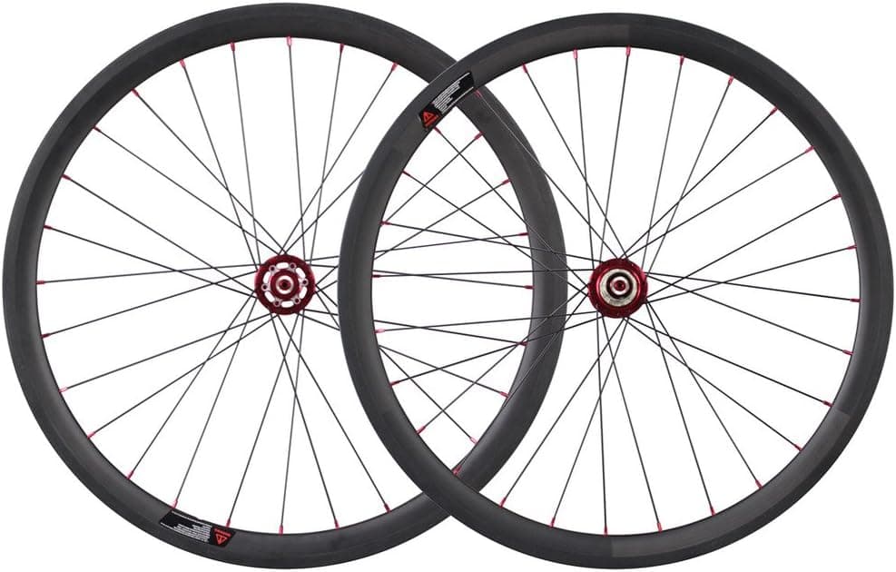 ICAN Road Bike Disc Brake Wheelset Carbon Clincher 38mm Wheel Cyclocross Bicycle