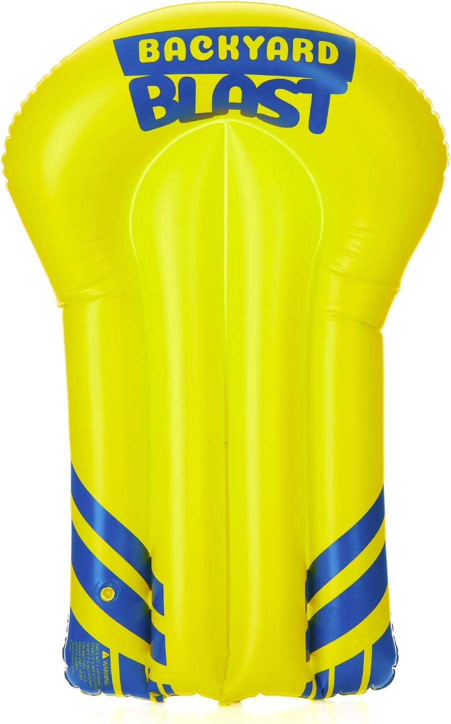Backyard Blast Rider, Inflatable Body Board Slide Rider and Pool Float Toy, Yellow