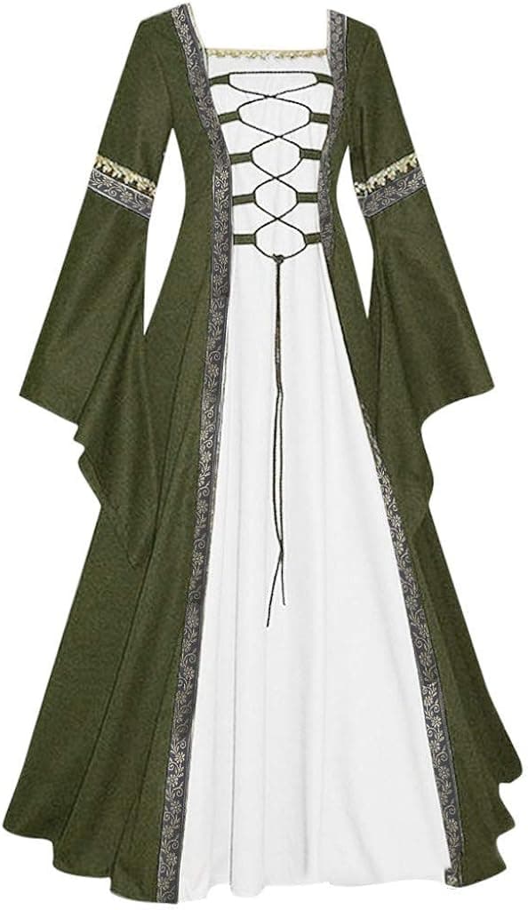 Bilqis Medieval Renaissance Costume for Women with Corset Dresses Halloween Plus Size Cosplay Clothes Victorian Dress