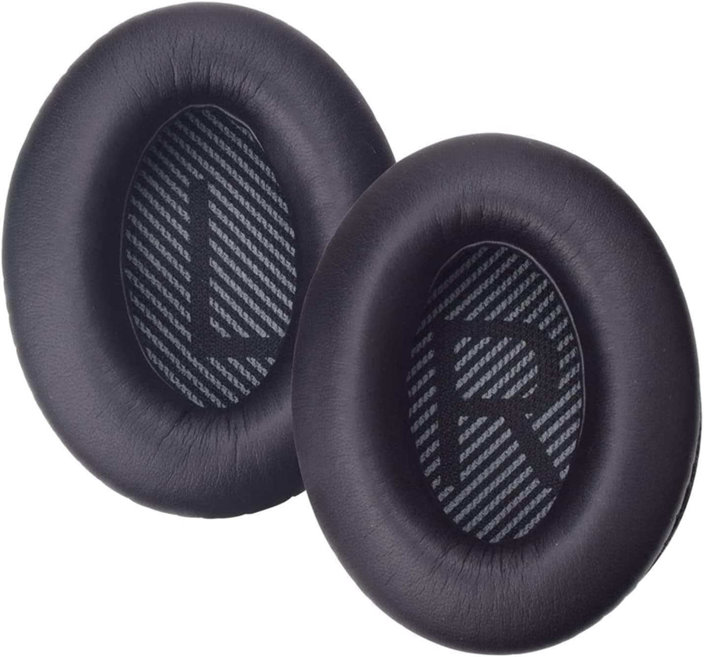 QC45 Replacement Ear Pad Cushions Compatible with Bose QuietComfort 15 QC15 QC25 QC35 QC35II QC45 AE2 AE2i AE2W SoundTrue SoundLink Headphones(Black)