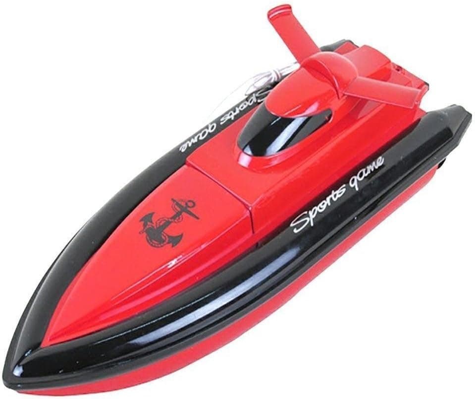 CSFLY-DeXop Rc Boat Only Works in Water with High Speed-Red(The Motor and Paddle Only Work When Touching The Water,No Responds On The Land)