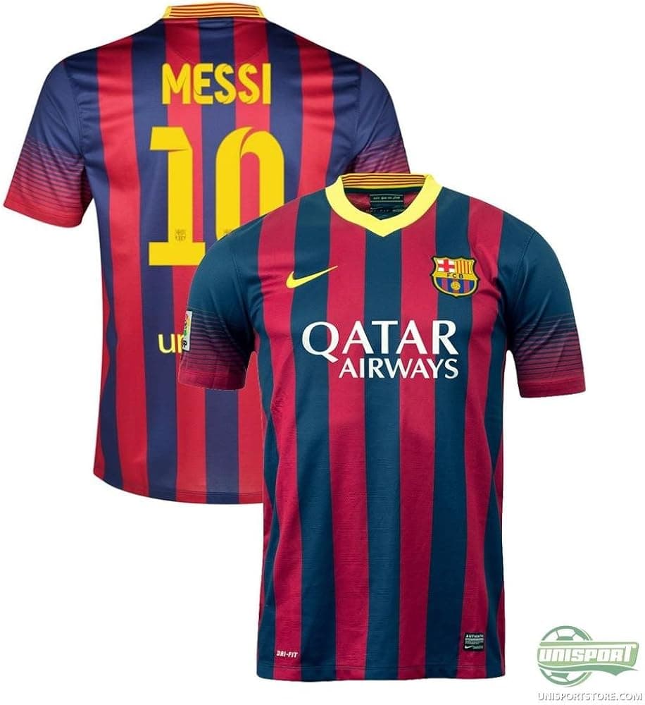 Barcelona Home Messi Jersey 2013 / 2014-M