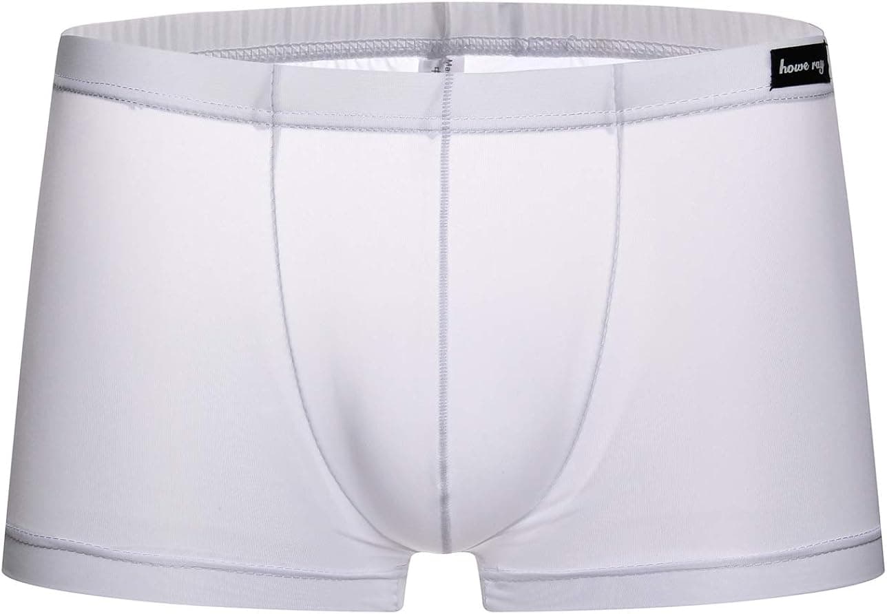 WINDAY Men Briefs Breathable Ice Silk Boxer Bikinis and Briefs