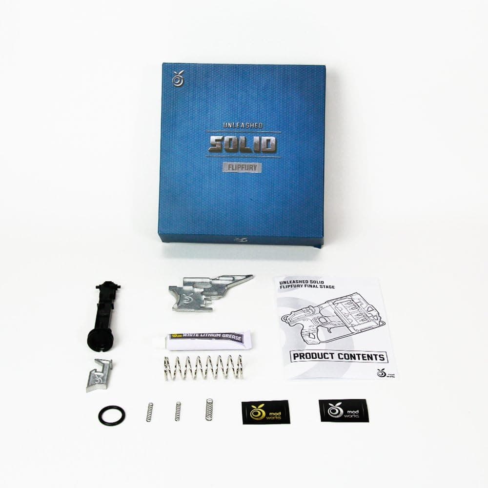 Orange Mod Works Unleashed Solid Final Stage Kit for Nerf Flipfury