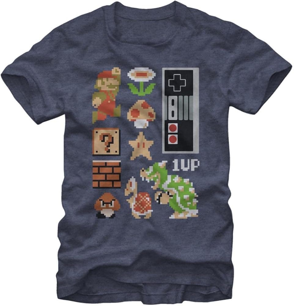 Super Mario- Retro Set T-Shirt Size XXL