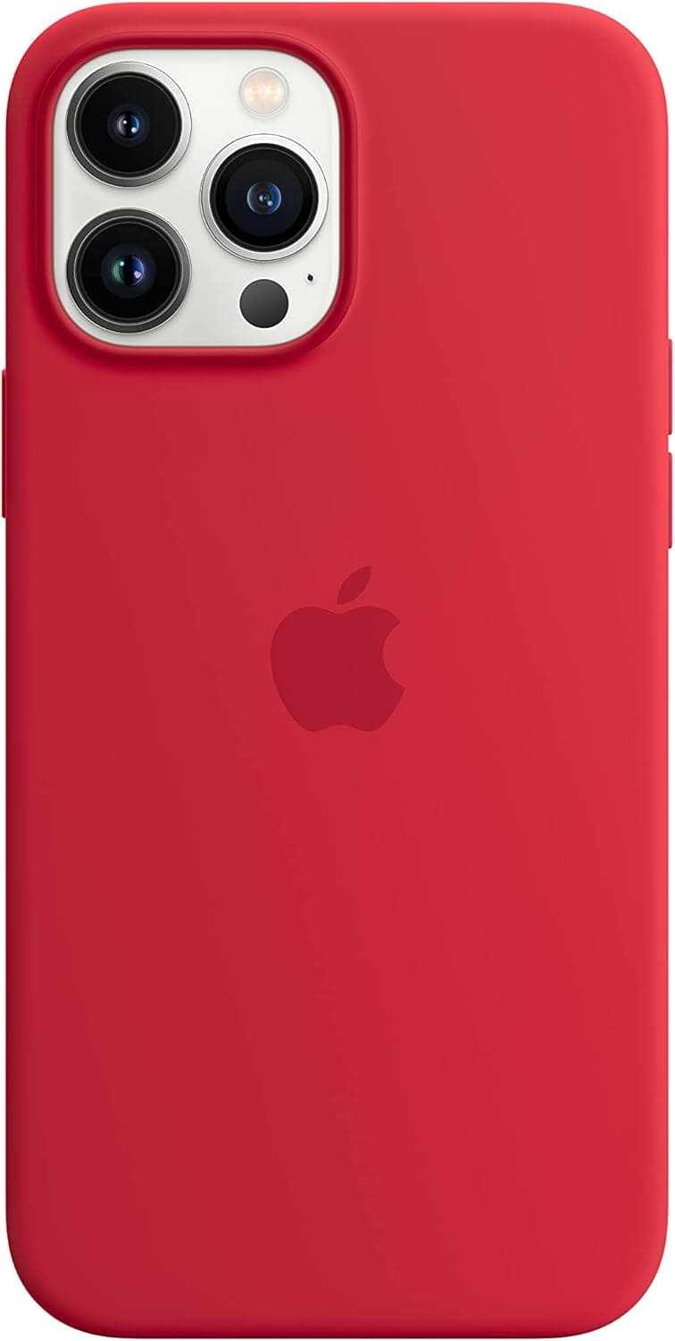 Apple iPhone 13 Pro Max Silicone Case with MagSafe - (Product) RED