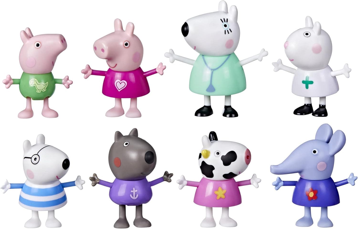 Peppa Pig Dr. Polar Bear Calls On Peppa and Friends Figure Pack Preschool Toy, Includes 8 Figures, for Ages 3 and Up (Amazon Exclusive)