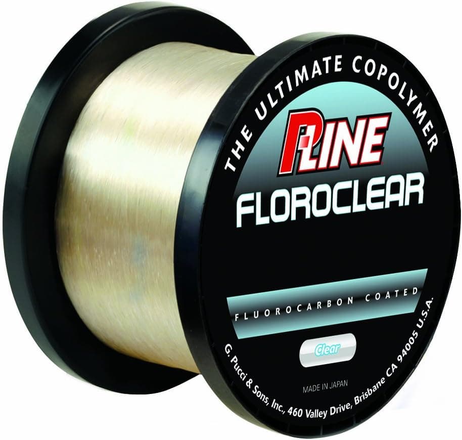 P-Line Floroclear Bulk Spool Clear Fishing Line