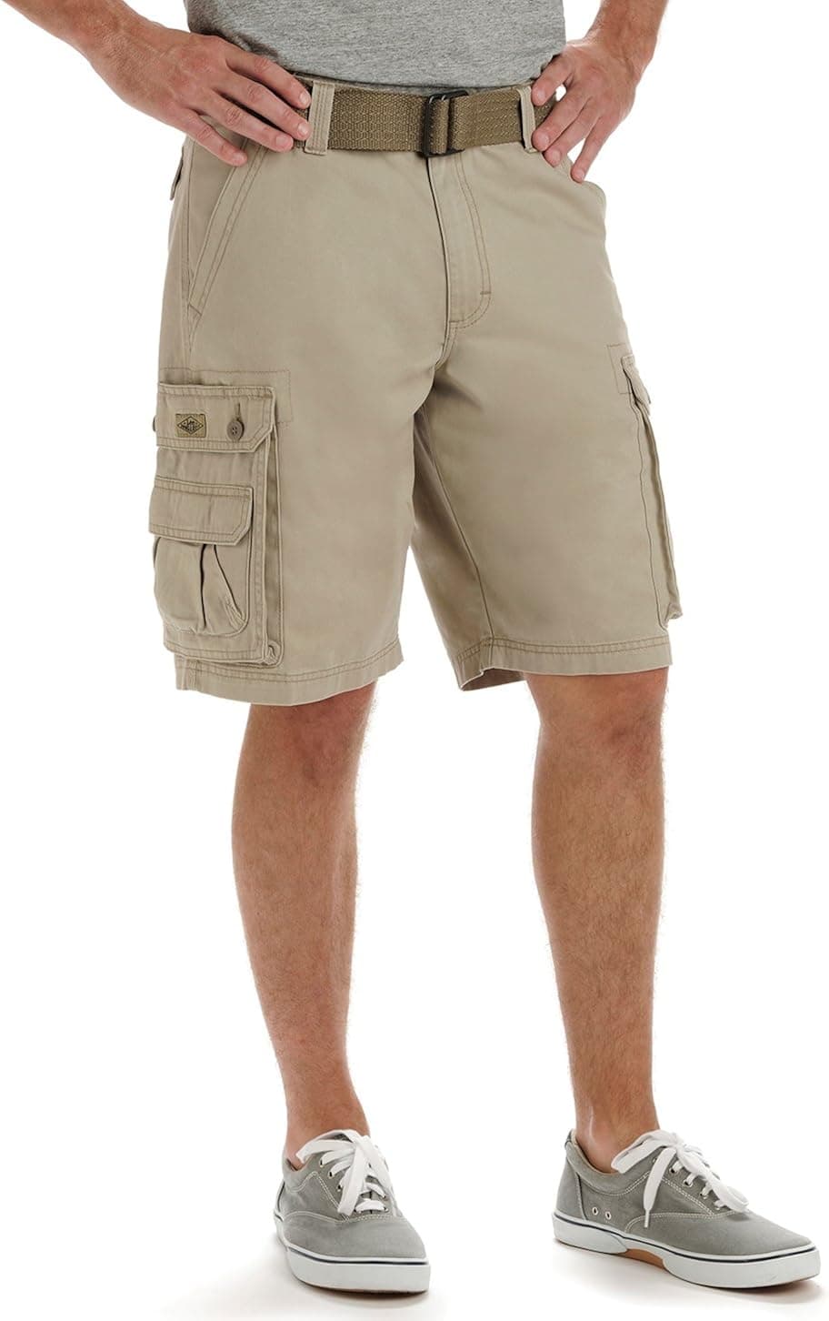 Lee Men's Big & Tall Big and Tall Dungarees New Belted Wyoming Cargo Short