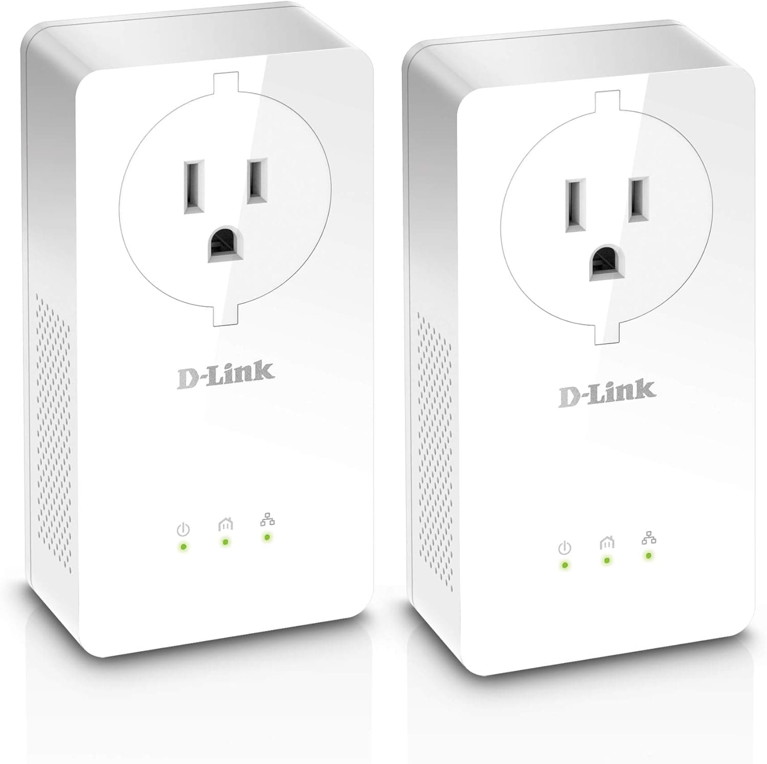 D-Link Powerline Adapter Pass Through Extender Ethernet Over Power Gigabit AV2 Up to 2000Mbps MIMO Internet Network Plug in (DHP-P701AV)