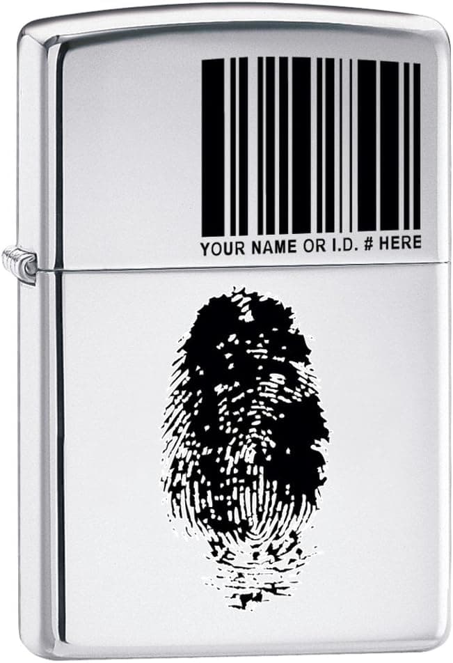 Zippo I.D. High Polish Chrome Lighter