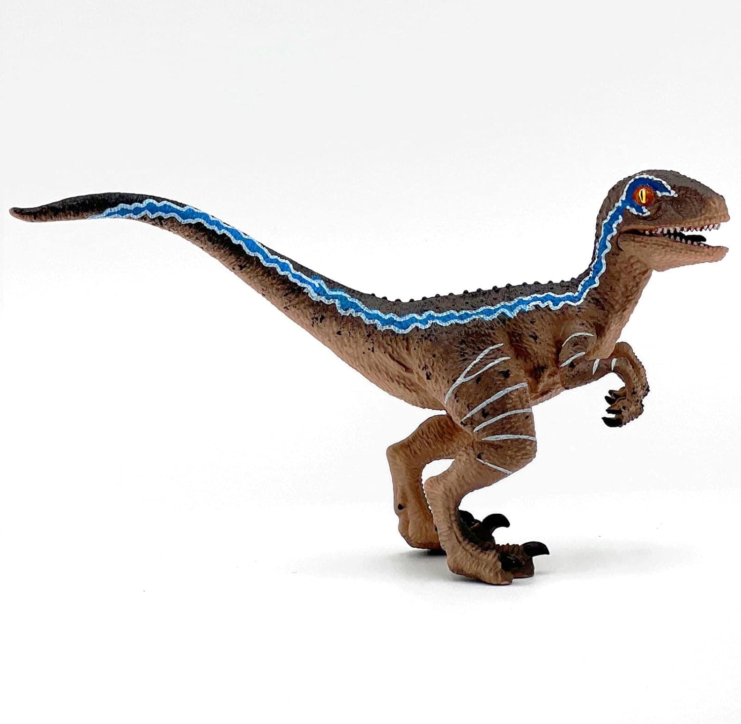 Momoplay Velociraptor Dinosaur Toy with Moveable Jaw and Hands, Cute Dino Toy Gift and Decor for Boys Girls Ages 3-12 (Young Raptor)