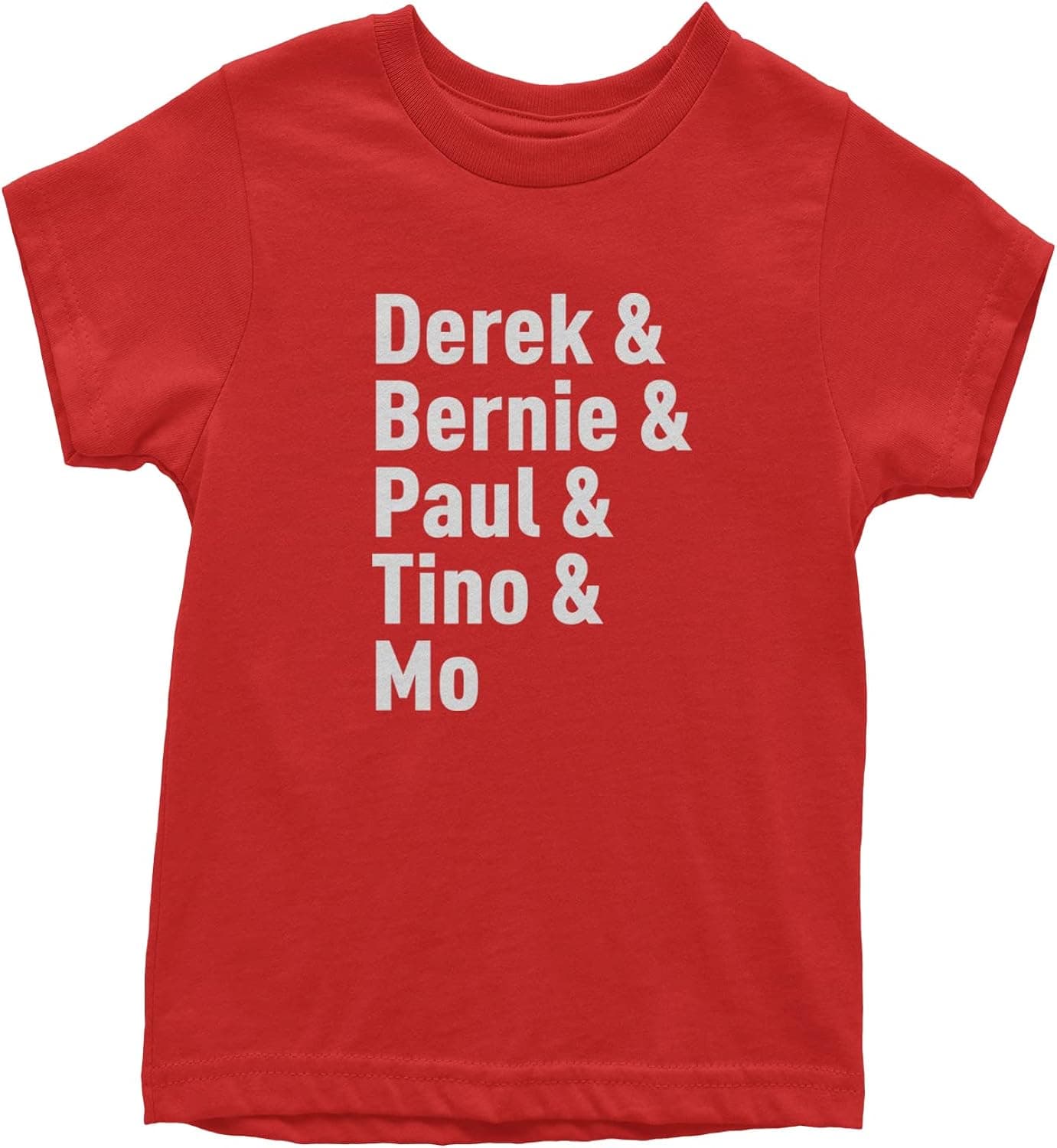 Expression Tees Derek & Bernie & Paul & Tino & Mo Youth T-Shirt