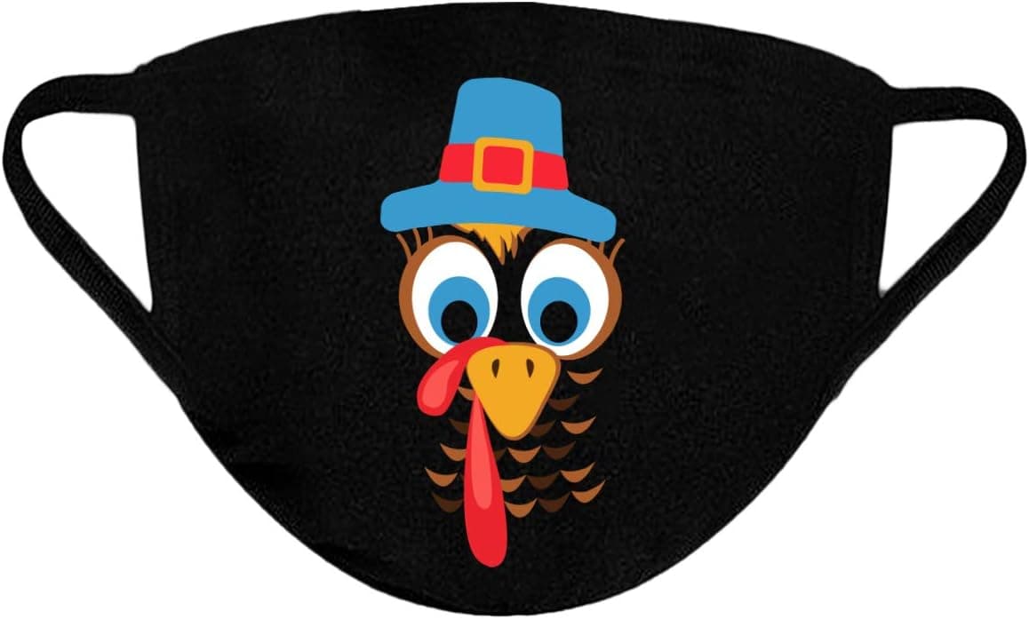 Turkey Mask Thanksgiving Face Mask Washable Face Mask Reusable Face Masks Cotton Face Mask Turkey