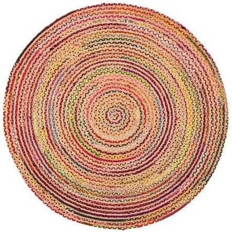 Anji Mountain Merida Round Rug, 4', Multicolor