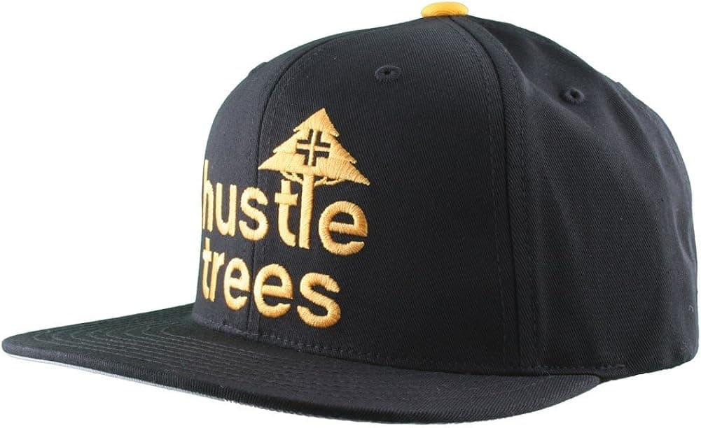 LRG Hustle Trees Hat Black/Mustard, One Size