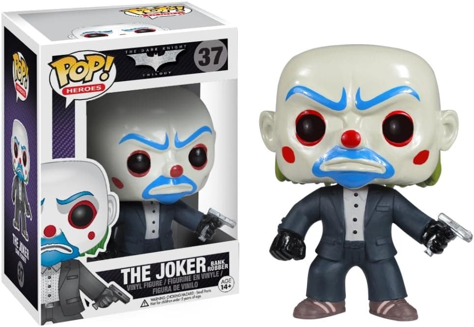 Funko POP Heroes : Dark Knight Movie Bank Robber Vinyl Figure
