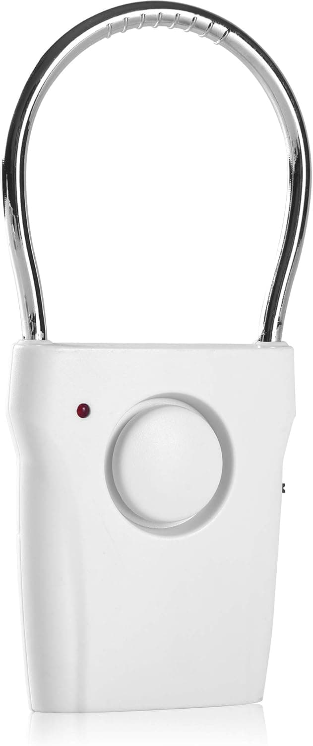 Doorknob Sensing Alarm, Hotel Travel Home Doors and Windows Burglar Alarm, Body Contact Sensor Door knob Alarm Lock - 110dB Home Security Door Alarm - 600 feet (185 Meters) can be Heard from Outside