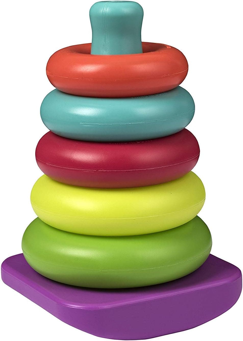 Playkidz: Rainbow Stacking Rings, Educational Toy and Sensory Stacking Toys for Baby Infant Toddler