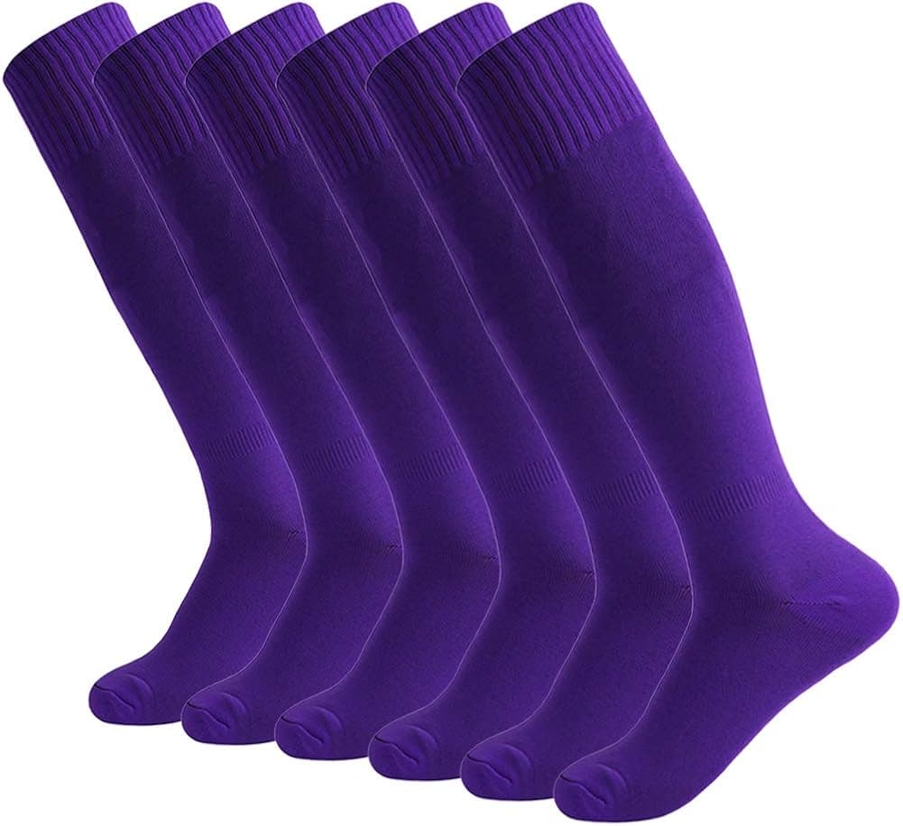 Fasoar Soccer Socks for Mens Womens, Unisex Premium Super Soft Outdoor Sports Socks Fit for Rugby Football Soccer