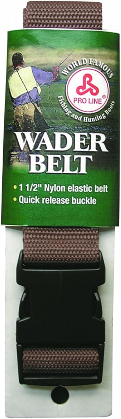 Pro Line Wader Belt 1-1/2" Nylon Web Belt Universal Size Adjustable