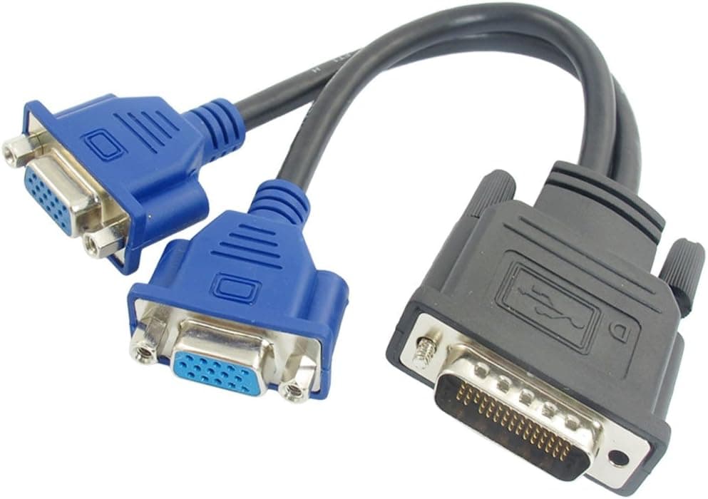 Uxcell a12071300ux0259 Female Splitter Adapter Cable